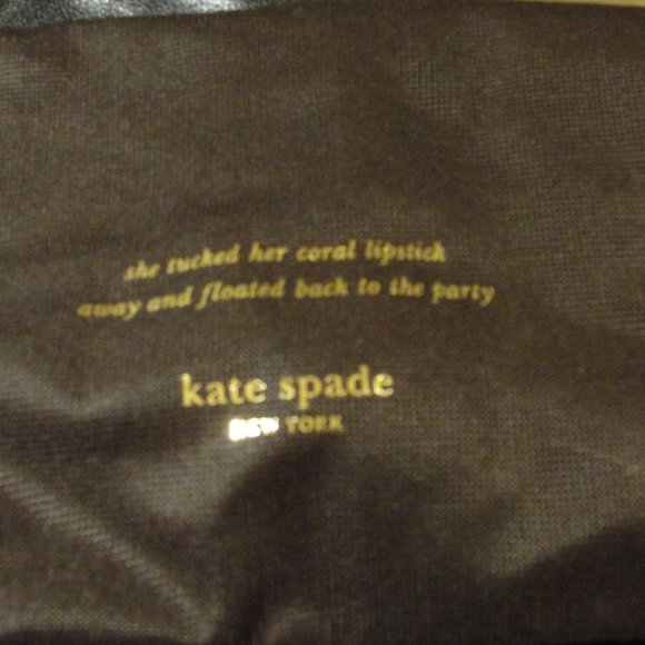 Kate Spade Black Leather Bow Handbag - Picture 2 of 9
